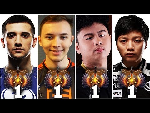 THE BEST PLAYERS IN THE WORLD - TOP 1 OF EVERY REGION (Arteezy, Nine, Armel, Yang) Dota 2