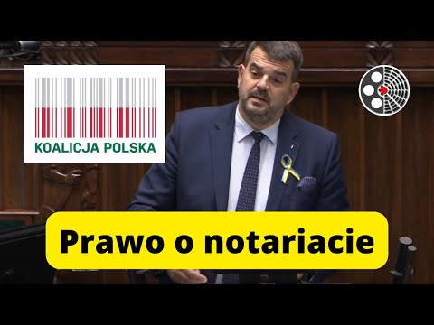 Jacek Tomczak krytykuje ustawę o notariacie