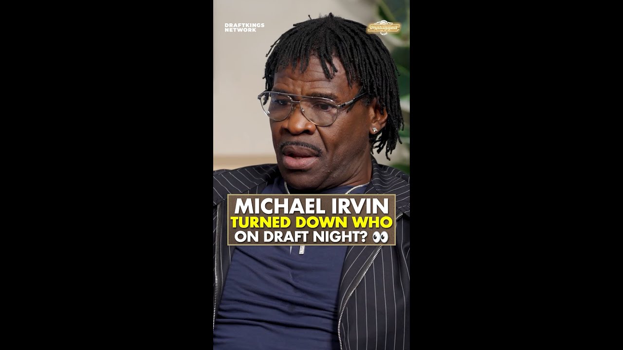 Michael Irvin turned down an NFL team on Draft Night 👀