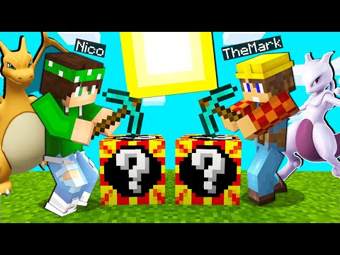 SFIDO NICO NEI 100 PIXELMON LUCKYBLOCK LEGGENDARI SU MINECRAFT ITA!!