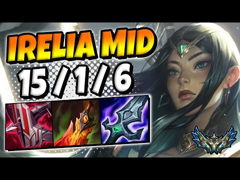 Irelia vs Yone [ MID ] Lol Korea Challenger Patch 12.9 ✅
