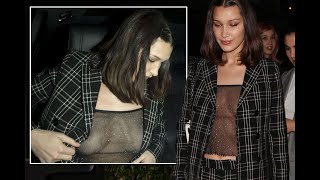 Bella Hadid has booby wardrobe malfunction as sister Gigi nurses heartbreak - 247 News