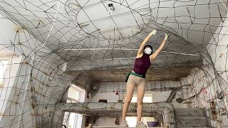 Young Woman Turns OLD STUDIO into LUXURY CAVE in JUST 35 DAYS | Start to Finish