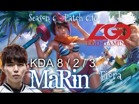 LGD MaRin FIORA vs TRUNDLE Top - Patch 6.18 KR Ranked | League of Legends
