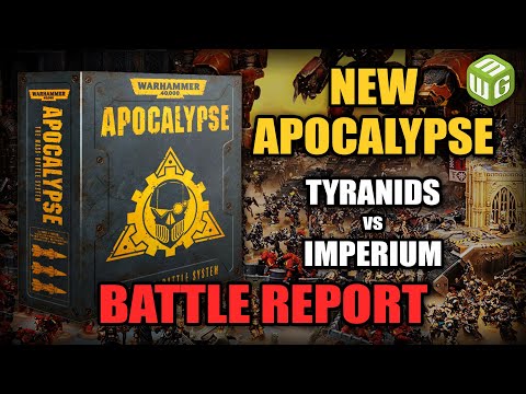 NEW Apocalypse Battle Report - Tyranids vs Dark Angels Warhammer 40k Apocalypse