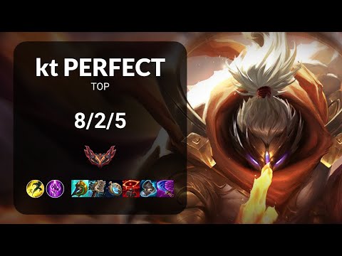 kt PerfecT Jax vs Kennen TOP - KR  Patch 13.17