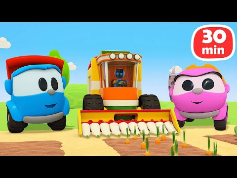 Leo der Lastwagen Kompilation - Leo und Co. auf der Farm - Cartoon auf Deutsch