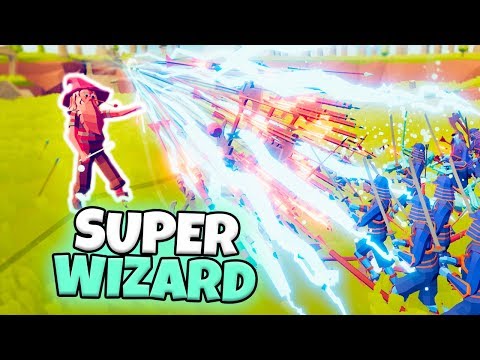 SUPER WIZARD VS EVERY OLD FACTION | TABS v3.1 GAMEPLAY