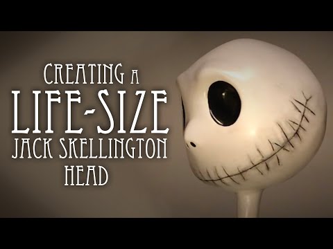 Creating A Life-Size Jack Skellington Head
