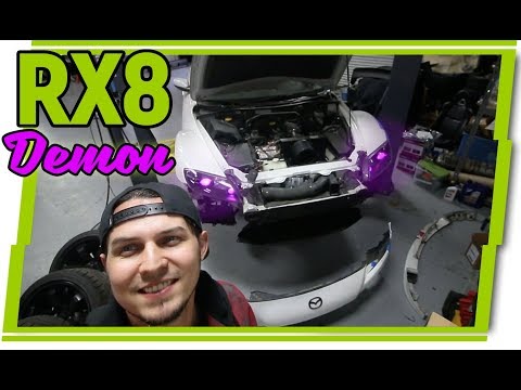 Mazda RX8 Custom Headlights WIRED UP with XK Chrome | Throtl | FlyRyde