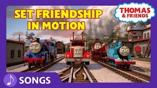 Set Friendship in Motion (Let's Go!) | Steam Team Sing Alongs | Thomas & Friends
