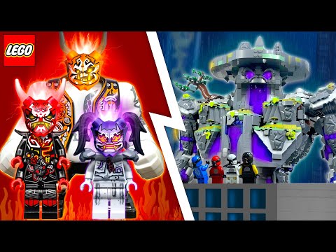 NINJAGO ONI Trilogy SIMULATED with LEGO!