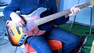 1964 Jazz Bass (Fender Custom Shop Made) / Playalong (orig. Basslines) "Facts of Love" by Santana
