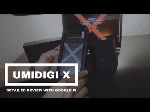 UMIDIGI X mobile phone detailed review with Google Fi *new firmware*