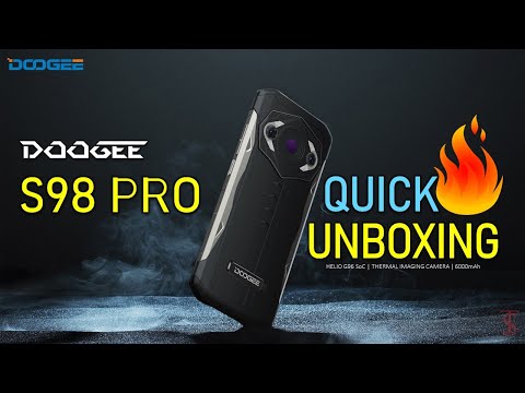 DOOGEE S98 PRO Quick Unboxing and Features | Powerful Rugged Phone | Thermal Imaging | Night Vision