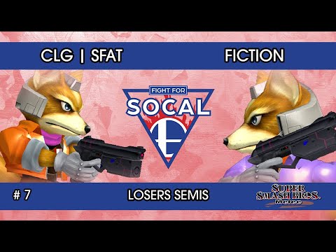 Fight For SoCal 7 - CLG | SFAT (Fox) VS Fiction (Fox) - SSBM - Losers Semis