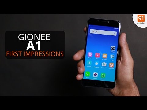 Gionee A1: First Look | Hands on | Launch | MWC 2017