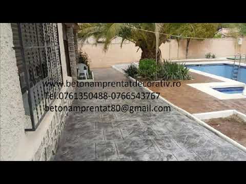Beton Amprentat Malu cu Flori -Dâmbovița Tel.0761350488 -0766543767