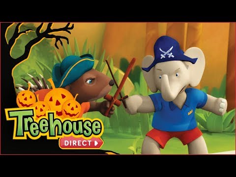 Babar and the Adventures of Badou 🎃 Halloween Special: Pirate Adventure! - Kids TV Series, Kingdom Kids Zone - Treehouse Direct