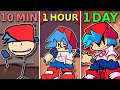 Making A FNF Mod In 10 Minutes VS 1 Hour VS 1 Day
