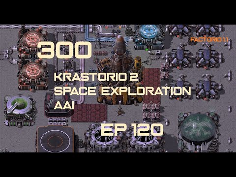 EP120 - Biosludge production, ufff - Factorio 300 (Krastorio 2 | Space exploration | AAI )