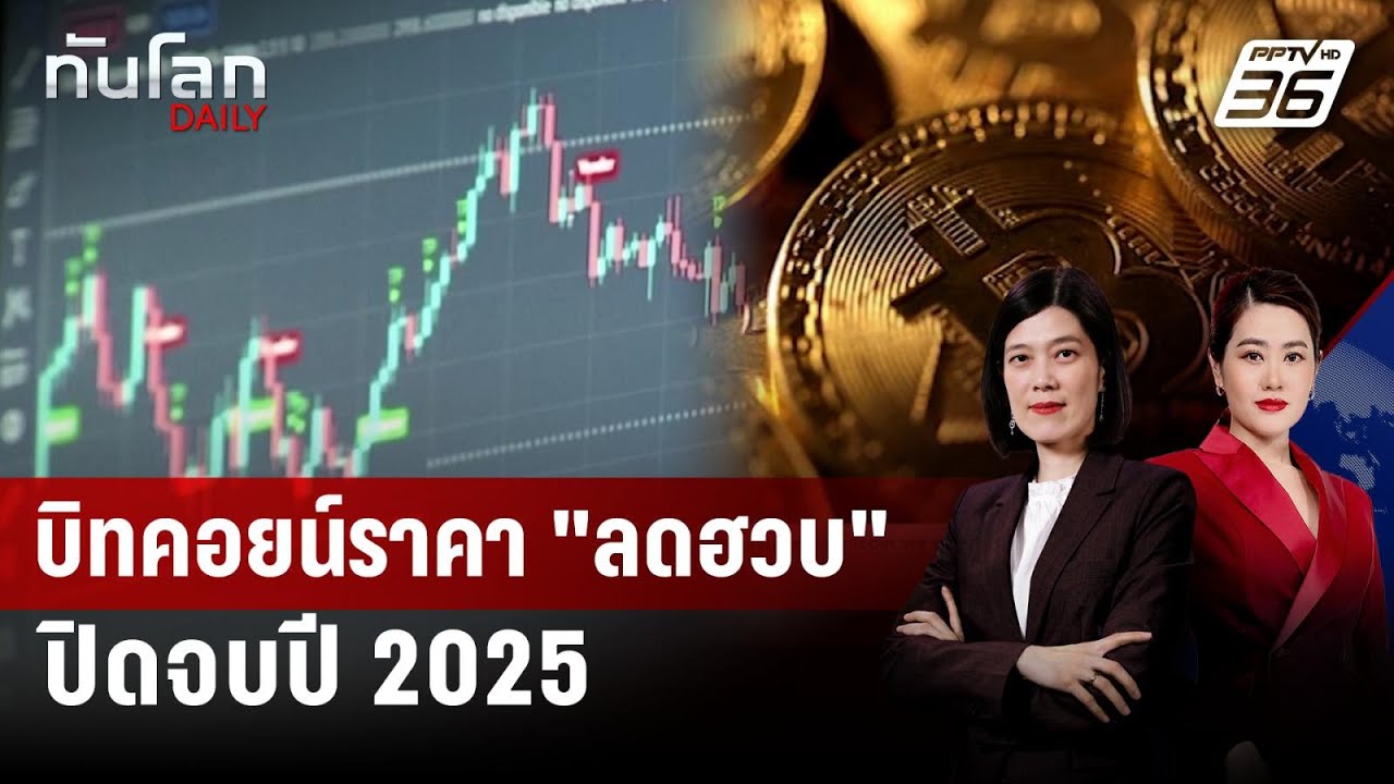 ราคา "บิตคอยน์" ลดลงในช่วงสิ้นปี 2025 | ทันโลก DAILY | 10 ธ.ค. 68