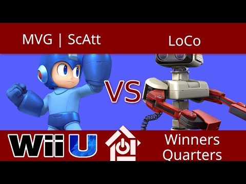 Gwinnett Brawl 2/11/2017 - MVG | ScAtt (Megaman) vs LoCo (ROB) - Smash 4 Winners Quarters