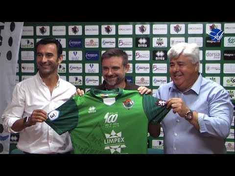 CP Cacereño (Tercera División Gr.XIV 19/20) - Presentación de Julio Cobos