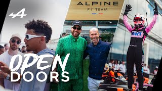 MAHOMES, KELCE AND ZIDANE 🤩 | BWT Alpine F1 Team - Open Doors #MiamiGP