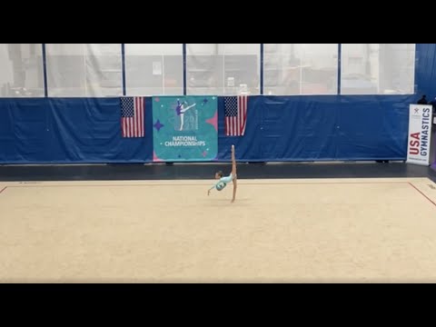 Anna Filipp 2011 USA National championship 2021, level 8, ball 1st place