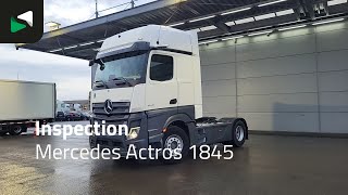 Mercedes-Benz Actros 1845 4X2 GigaSpace Retarder MirrorCam Navi Euro 6 トラクタートラック | 画像 4 - Autoline