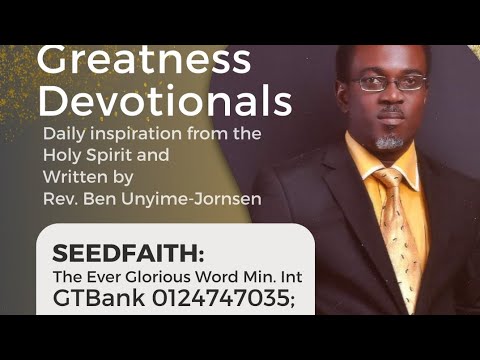 Rise to Greatness Devotionals for Saturday 24 February 2024