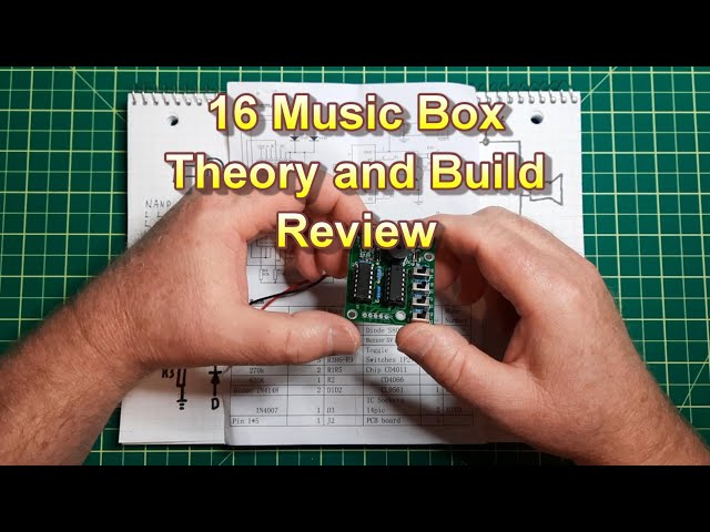 Vídeo relacionado con Honseadek Box-16 - Caja de sonido de 16 módulos electrónicos con tablero musical de 16 tonos para proyectos de bricolaje, compatible con fuente de alimentación de 4,5 a 5 V
