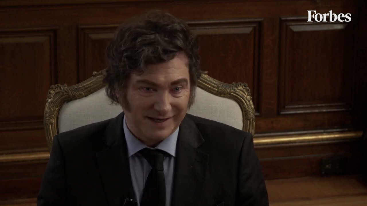 Milei con FORBES diciembre 2024