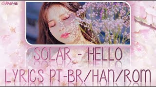 MAMAMOO (마마무) - HELLO (SOLAR 솔라 SOLO) [LEGENDADO PT-BR LYRICS{Color Coded PT-BR/ROM/HAN/가사}]