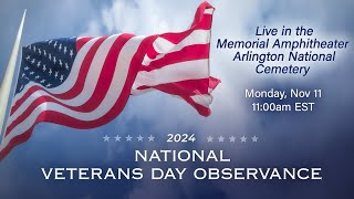 2024 National Veterans Day Ceremony