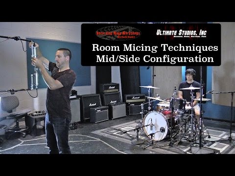 Recording Drum Room Mics:  Mid/Side Configuration