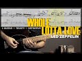 Whole Lotta Love | Guitar Cover Tab | Guitar Solo Lesson | Backing Track with Vocals 🎸 LED ZEPPELIN