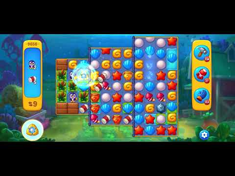 Fishdom level 9656 no boosters フィッシュダム ノーマル