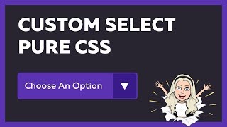 A Custom Select Box Using HTML &amp; CSS