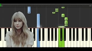 Safe &amp; Sound - Taylor Swift Easy Piano Tutorial &amp; Midi Download
