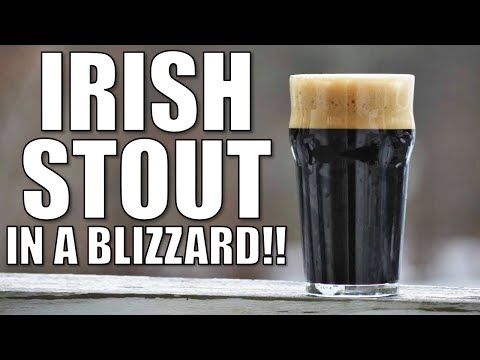 [NHC BRONZE] IRISH STOUT | BREWING IN A BLIZZARD AGAIN | How to Get NITRO EFFECT WITH CO2
