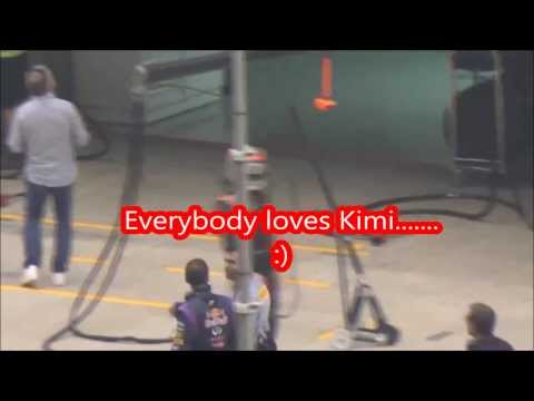 Kimi: "Don't shout there fucker!" - Team Radio India 2013