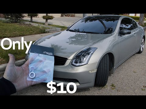 The CHEAPEST Angle Mod for YOUR G35 / 350z!!