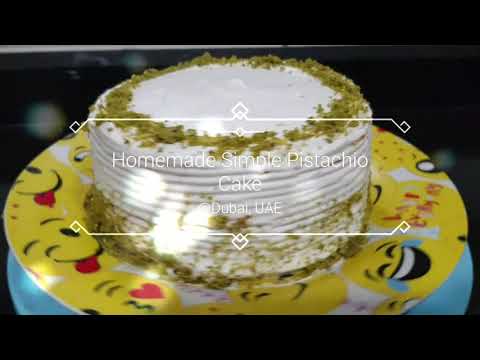 Homemade 1/2Kg Pistachio Cake🎂(❌Baking Pwd, Soda, Artificial flavors)@Dubai,UAE 🇦🇪 Senthil Balaji👩‍🍳
