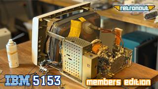 Scrapyard to Showroom: Restoring the Iconic IBM 5153 Monitor