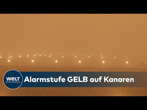 CALIMA: Sahara-Sandsturm legt Kanarischen Inseln lahm