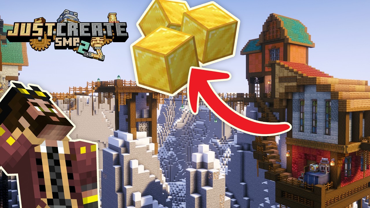 I built a GOLD FARM in Create mod! Just Create 2: Ep 20