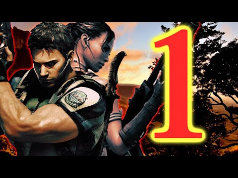 Resident Evil 5: Walkthrough Part 1 - Veteran Difficulty - Chris Redfield Gameplay Chapter 1 / PS4