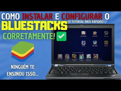 Como instalar e configurar o BlueStacks do JEITO CERTO (em MENOS de 3 minutos!)
